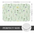 thumbnail image 2 of Rateoe Wildflower Watercolor 5 Pattern Flannel Door Mat Indoor Outdoor Entrance, Waterproof All-Weather Doormat,Fade Resistant, Low Profile Entryway Mat 16x24in, 2 of 7