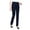 Navy, variant on EDFBUYKRS Female Women Pants Casual Business Pants for Women Petite Women's Work Straight High Waist Chinos Button Down Straight Long Trousers Pants Pants Suit Pants Work Pants Xxxl