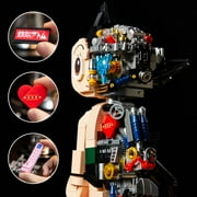 Pantasy Astro Boy Mechanical Clear Building Bricks Set 15*14*32cm