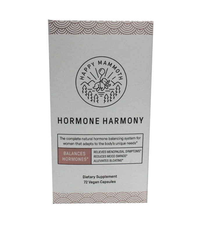 Happy Mammoth Hormone Harmony Dietary Supplement 72 Vegan Capsules ...