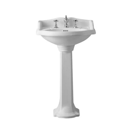 Whitehaus Ar814 Ar815 China 36 3 4 White Vitreous China Pedestal Bathroom Sink