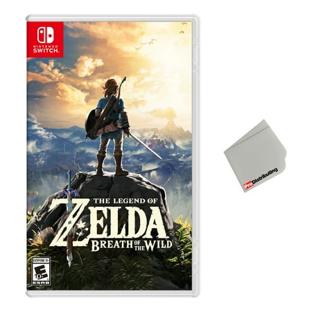 The Legend of Zelda: Breath of the Wild Nintendo Switch with Microfiber Cleaning Cloth