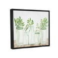 thumbnail image 4 of Stupell Industries Varied Herb Plant Arrangement Mixed Country Blooms Graphic Art Luster Gray Floating Framed Canvas Print Wall Art, Design by Kim Allen, 4 of 5