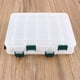 thumbnail image 3 of Caja de aparejos de pesca 12 compartimentos Estuche de pesca doble cara ANGGREK Transparente 7,87 x 6,1 x 1,77 pulgadas, 3 of 8