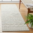 thumbnail image 2 of SAFAVIEH Metro Padraic Medallion Runner Rug, Light Grey/Ivory, 2'3" x 8', 2 of 8