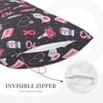 thumbnail image 3 of Pofeuu Breast Cancer Awareness1 Print Polyester Microfiber Plush Pillowcases, Super Soft and Cozy Pillow Case Covers with Envelop Closure（Pillow core not included）-14"x20", 3 of 6