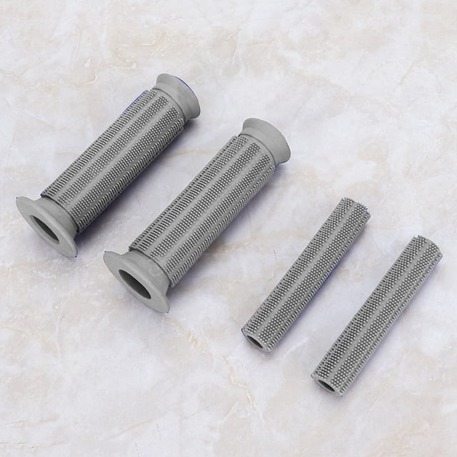 Cubierta empuadura Goma LHCER Motocicleta Freno 1 Par Universal Goma Antideslizante Suave Agarre Manillar Palanca de Freno 22mm Gris