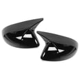 thumbnail image 4 of Car Side Mirror Cover, 1 Pair Driver Side Door Mirror Cover  Add-On Rearview Mirror Housing Shell Horn Style Fit For Sentra/Sylphy 2020-2021, 4 of 8