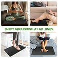 thumbnail image 5 of 10x26in Grounding Mat - 15ft Long Cord Conductive Earth Pad, Universal for Sleep/Desk/Yoga Wellness Support, 5 of 10