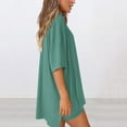 thumbnail image 4 of Lumtrix Womens Lounge Sets Shorts 2 Piece Matching Oversized T Shirt Biker Short Summer Outfits 2026 Casual Sweatsuits Spring Clothes Green 2XL, 4 of 5