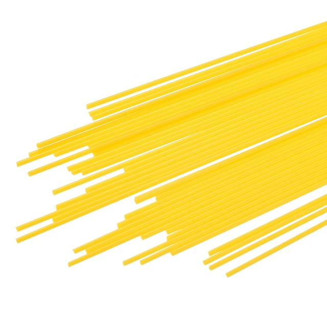 Unique Bargains PLA Filament Refills for 3D Printing Pen 10inch Length 40pcs Yellow