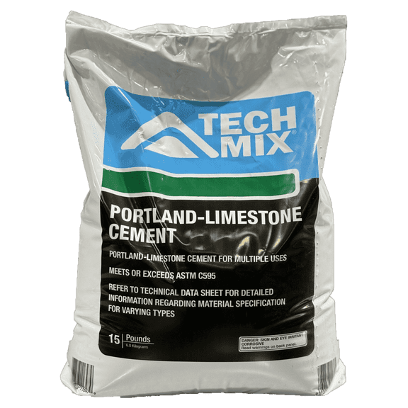 TechMix Portland-Limestone Cement Type IL 13 Inch Gray Cement
