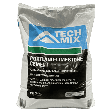 TechMix Portland-Limestone Cement Type IL 13 Inch Gray Cement