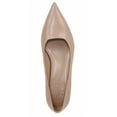 thumbnail image 4 of Naturalizer Women's Natalia Kitten Heel Pointed Toe Pump Warm Taupe Tan Leather 6.5M, 4 of 5