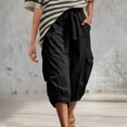 thumbnail image 5 of Posijego Women's Cargo Capri Pants with Multiple Pockets Cropped Pants Trendy Summer Outdoor Travel Capris Pants for Women, 5 of 6