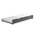 thumbnail image 5 of Donco Kids Twin over Twin Mission Bunk Bed with Pullout Twin Trundle, Dark Grey, 5 of 7