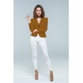 thumbnail image 1 of Saco de mujer elegante moderno y versatil Camel Chica, 1 of 4
