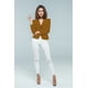 thumbnail image 1 of Saco de mujer elegante moderno y versatil Camel Chica, 1 of 4