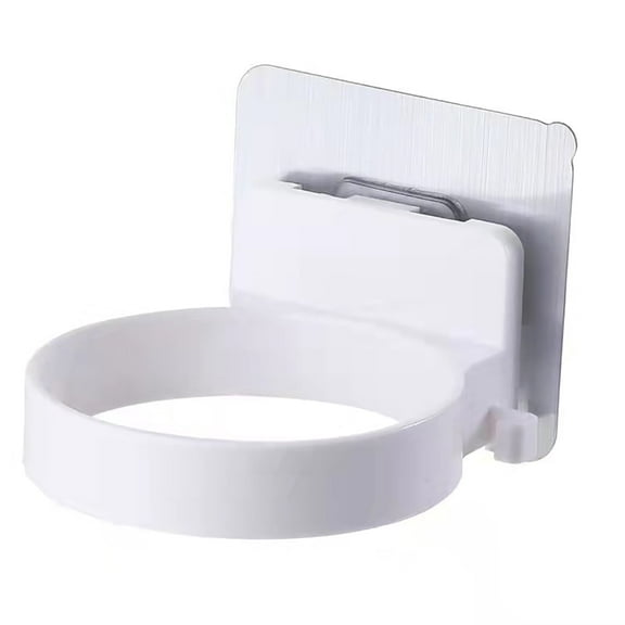 ABS Wall Mounted Hair Dryer Stand, Traceless Adhesive Tape Holder