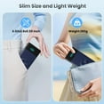 thumbnail image 7 of Portable Charger with Built-in Cables and iWatch Charger,10800mAh QC4.0+PD 25W Fast Charging USB C Power Bank,6 Outputs LCD Display Battery Pack for iPhone 16/15/14/13/12 Series,Apple Watch-Deep Blue, 7 of 7