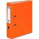 thumbnail image 1 of 1 x Carpeta archivadora de palanca naranja A4 grande de 75 mm con borde de metal y tirador para dedo, papelería, almacenamiento de documentos, 1 of 3