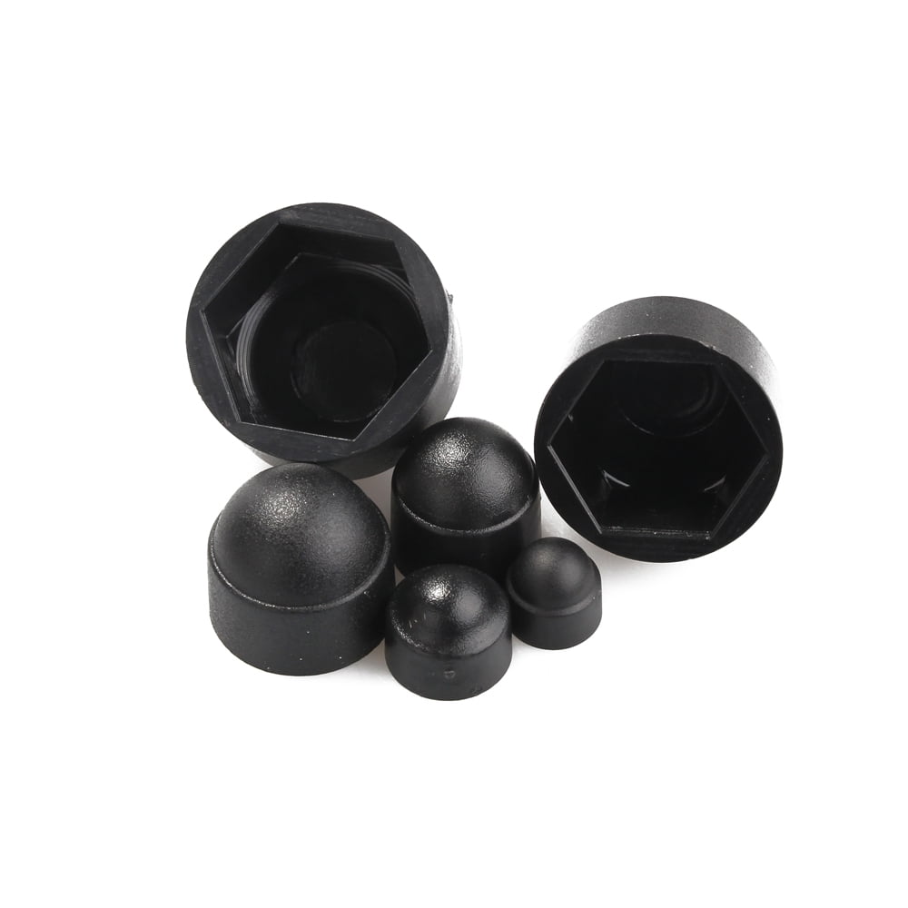 145pcs Black Assorted Nut And Bolt Covers M 4 M5 M6 M8 M12 Bolts