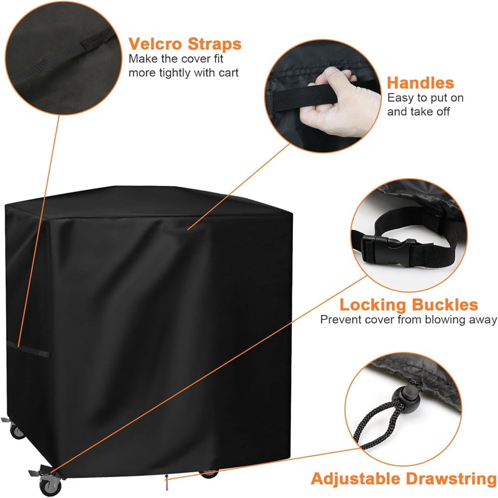 LEEYNEER Grill Cover for Blackstone E-Series 22” Electric Tabletop Griddle with Prep Cart Waterproof Heavy Duty Indoor Griddle Cover