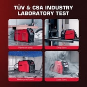 ARCCAPTAIN ARC160A Welder, 110V/220V, Large LED Display, IGBT Inverter, Portable MMA Welder Machine, Arc Force and Anti-Stick 
