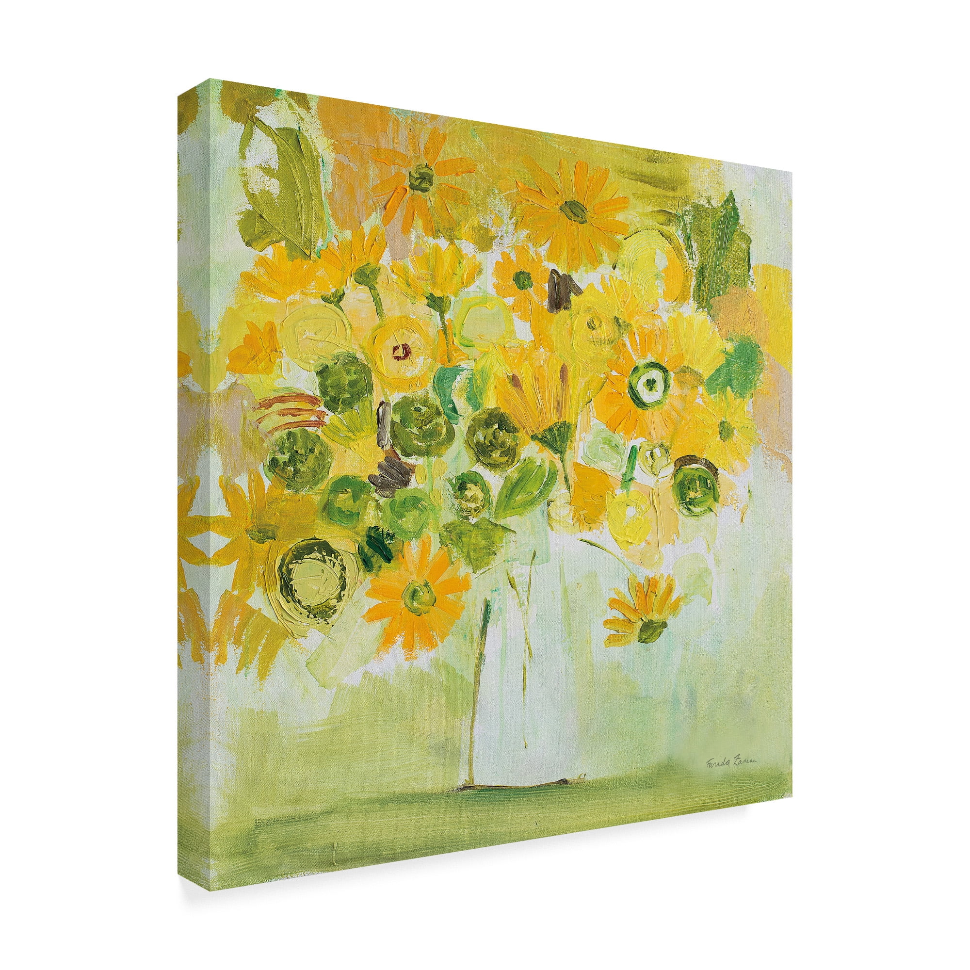 Trademark Fine Art 'Summer Delight' Canvas Art by Farida Zaman