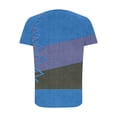 thumbnail image 4 of Camiseta de Manga Corta de las Mujeres de Cuello Redondo de Impresión Casual Top de las Señoras, Poliéster Ligero para el Hogar Diario Y Cómodo, 4 of 9