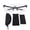 Black, variant on Cycling Glasses Color Changing Photochromic Windproof UV Proof Adaptable Frame Sports Sunglasses for Men Women Running Hiking Water Sports Black (7.87 inches / 20 cm)