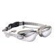 thumbnail image 1 of Gafas de natación para adultos, gafas de natación impermeables de silicona antivaho con tapones para los oídos y clip para la nariz, gris, 1 of 5