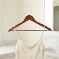 thumbnail image 4 of Unique Bargains 2Pcs Wood 360-Degree Space Saving Clothes Hangers Retro, 4 of 6