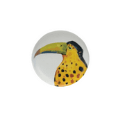 Creative Co-op Small Jungle Animal Toucan Plate