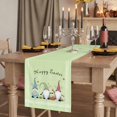 thumbnail image 2 of Table Runners 70 Inches Long Dress Scarves, Happy Easter Farmhouse Coffee/Dining/Kitchen Table Decor, Holiday Table Runner, Cute Gnomes Eggs Spring Daisy Flowers Green 13x70 Inch, 2 of 9