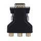 thumbnail image 1 of VGA macho a 3 RCA hembra convertidor cobre chapado en oro VGA a 3 RCA adaptador negro WDOplteas Para estrenar, 1 of 6