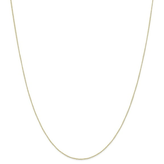 10K Yellow Gold chain Curb 16 in 0.42 mm .42 Carded