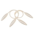 thumbnail image 6 of AURARMLET Curtain Buckle Tieback Beige 55x0.197in Iron Wire Polyester Flexible Decorative For Coffee Shop Bedroom 2Set, 6 of 8