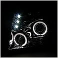 thumbnail image 3 of Spec-D Tuning 2LHP-AVA07-TM Chevy Avalanche Suburban Tahoe Halo Led Chrome Clear Projector Head Lights, 3 of 3