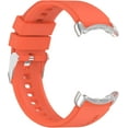 thumbnail image 4 of Tianle Compatible with Google Pixel Watch 2 Watch Bands, Quick Release Silicone Replacement Bands Straps Wristbands Fit for Google Pixel Watch 2/Pixel Watch 1 Smartwatch, Orange, 4 of 5