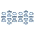 thumbnail image 2 of relayinert DOUBLE EAR CLIPS ,O CLAMP ,ZINC ,10 PACK PLATED STEEL 23 or 27mm 2Set, 2 of 6