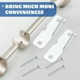 Curtain Rod Bracket Curtains Holders Single Rods for Hanging Stand