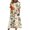 Khaki(Halloween Pumpkin), variant on Halloween Womens Summer Dresses Novelty Halloween Party Graphic Medieval Dress Short Sleeve Fashion Loose Fit Flowy Midi Halloween Costumes Dresses Black M