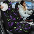 thumbnail image 2 of Uorisanigo Cobweb Print Car Seat Covers Front Seats only, Universal Fit for Most Vehicles, Blanket Cloth Seat Covers 2 Pack, All Weather Car Seats Cover Comfort & Protection, 2 of 7