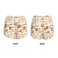 thumbnail image 5 of Lsque Cute Bee Gnome2 Printed Women's Running Shorts with Liner Pockets,Elastic Quick Dry Workout Athletic Gym Yoga Shorts,Womens High Waist Shorts-XX-Large, 5 of 9