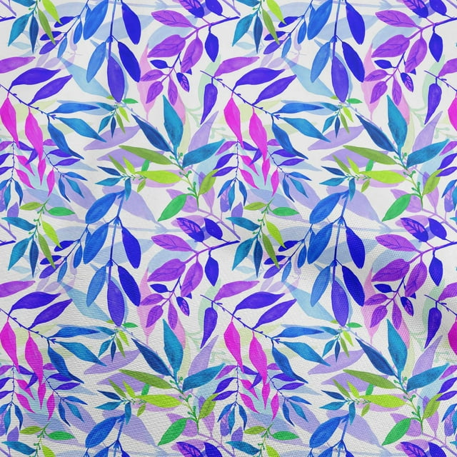 oneOone Georgette Viscose Purple Fabric Block Sewing Craft Projects Fabric Prints By Yard 42 Inch Wide-QK