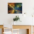 thumbnail image 5 of Chilfamy City Lights Canvas Art Modern Prints for Home Decor Ready To Hang - Ideal Gift for Wedding, Christmas, Birthday 16x12in, 5 of 6