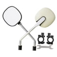 thumbnail image 2 of guohui 2 Pieces Bicycle Rearview Mirror Wide View Bar End Mirror Electric Bike Rearview Beige, 2 of 8