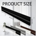 thumbnail image 3 of YardChic Silicone Door Draft Stopper, Waterproof Self Adhesive Weather Stripping Door Seal, Soundproof Wind Dust Door Insulation Tape For Wooden Glass Metal Doors, Interior/Exterior Doors, 3 of 7