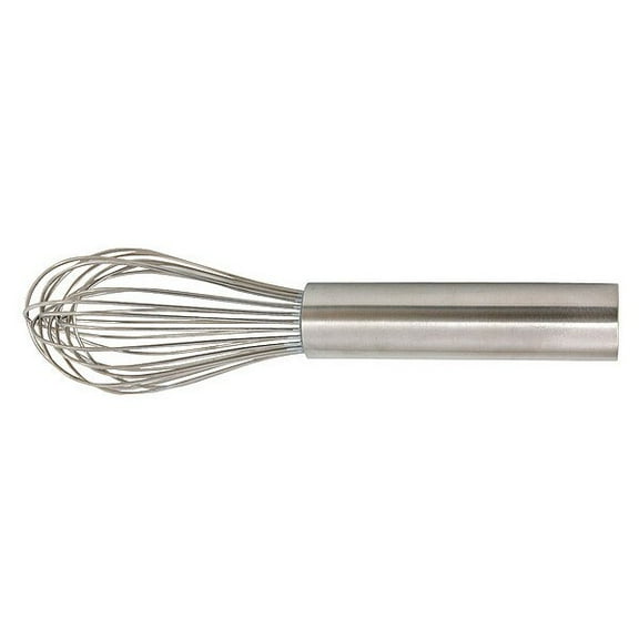 Crestware Whip,8 in L,Silver Handle PW8